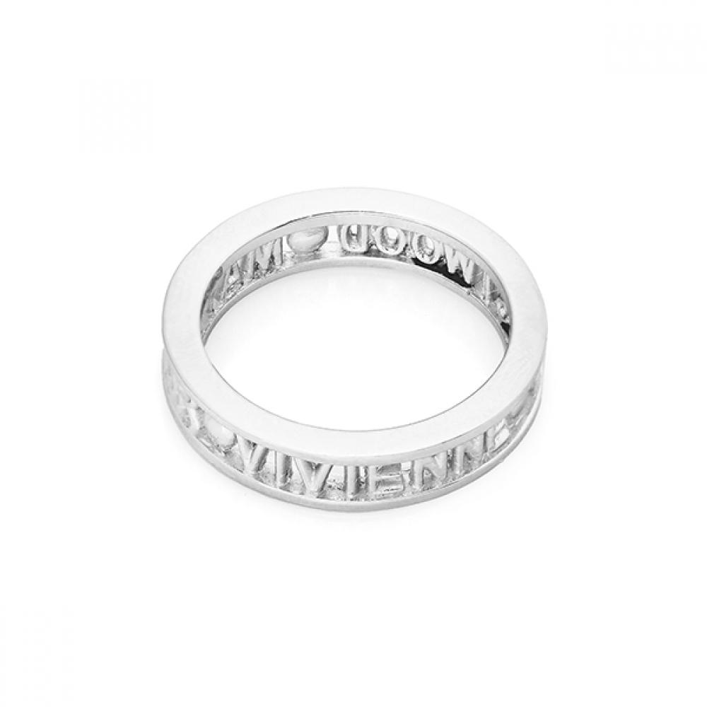

Vivienne Westwood Westminster Logo Cutout Ring W004 64040016 W004 (M)