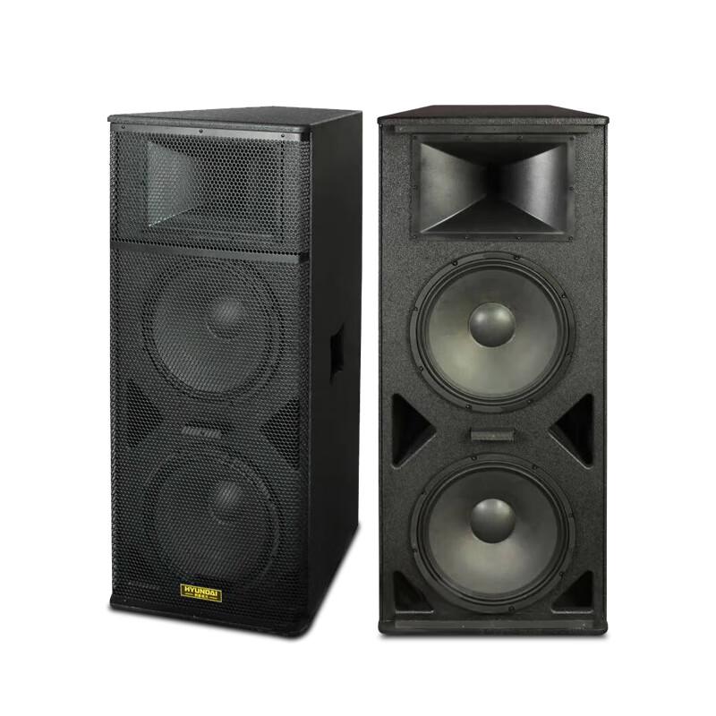 Hyundai HY125 Professional Dual 15-inch Full-Range Speaker CN plug (adapter included)