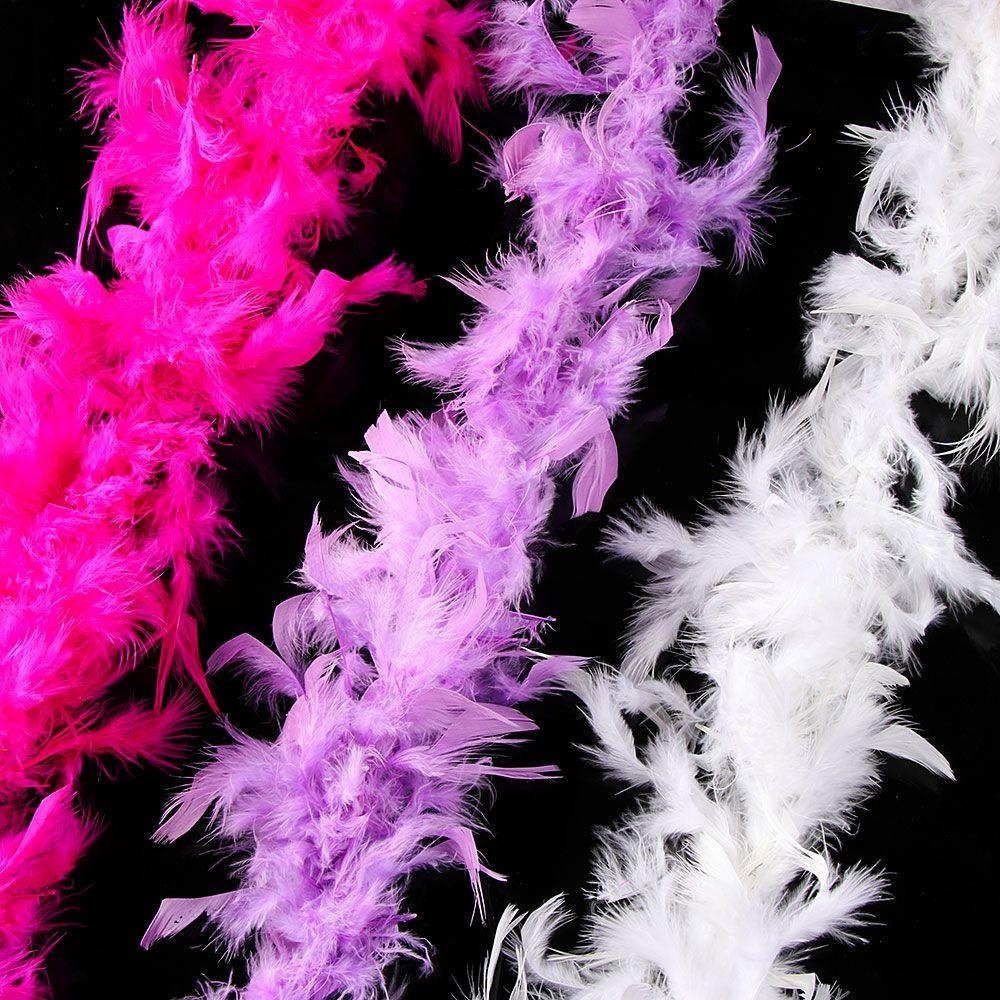2M Party Costume Party Decoration Fluffy Cosplay Feathers Apparel Fabric Feather Boa Strip Grament Accessaries