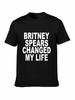Britney Spears Changed Mens  Mens Baseballer T Shirt Design T Shirt