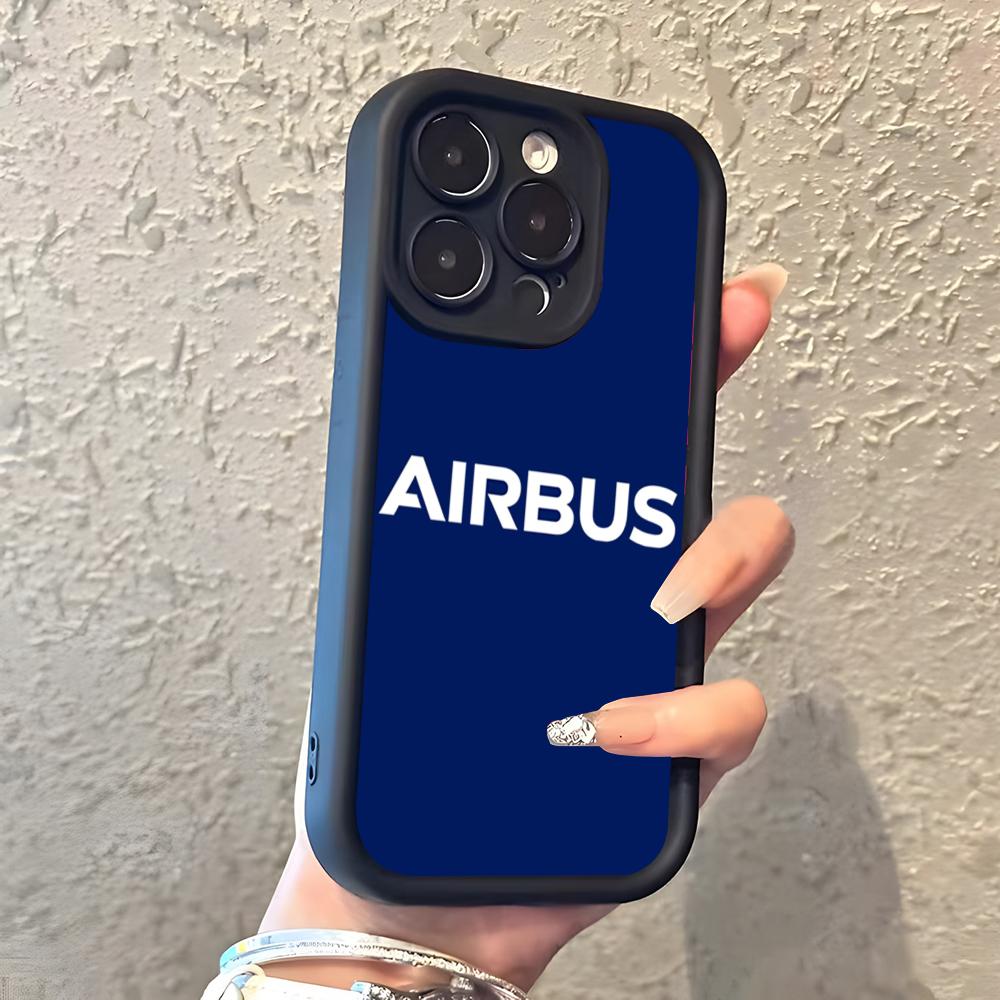 Airbus Logo Phone Case For IPhone 17 Pro Max 16 15 14 Pro Max IPhone 13 Pro Max 11 Plus Silicone Cover