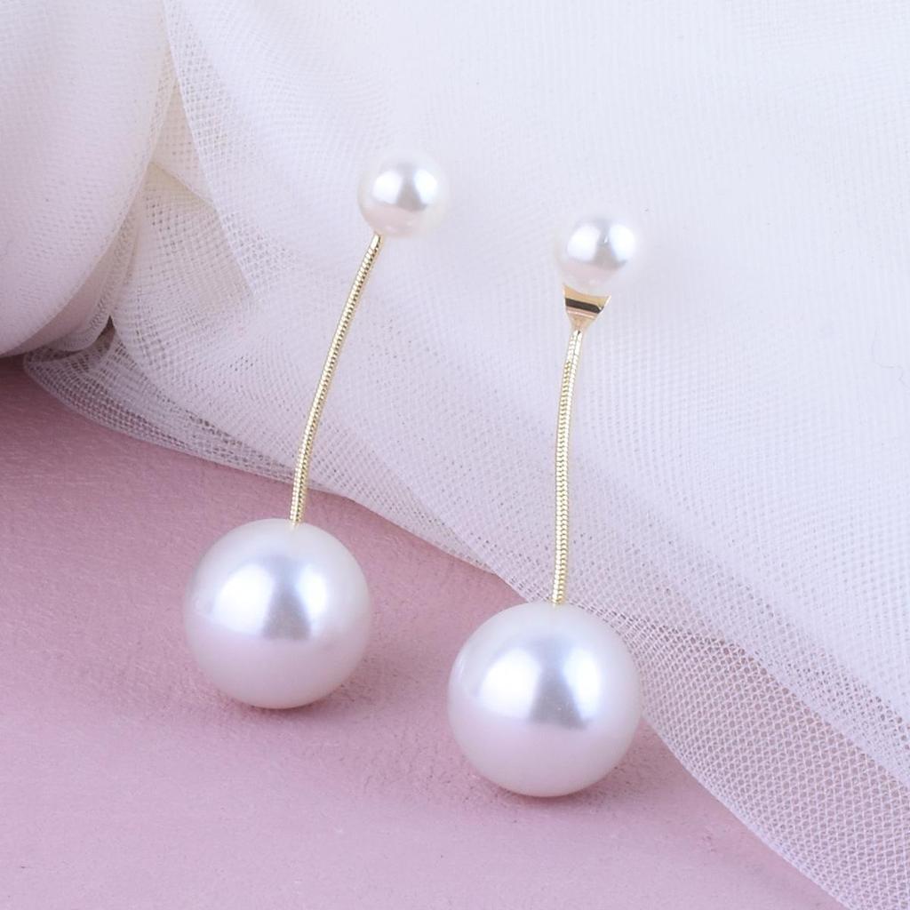 Luxury Two-Way Long Tassel Pearl Earrings for Women