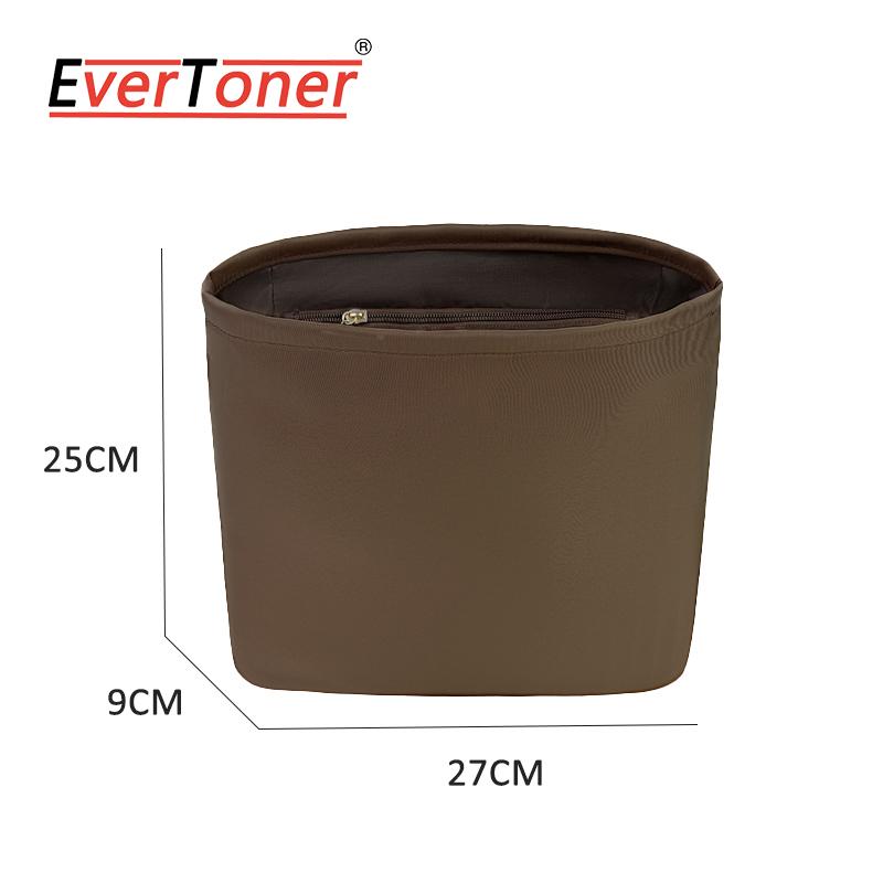 EverToner Multi-Use Nylon Liner Makeup Bag for L Brand Vavin Bucket Bag Organizer Ideal for Cosmetics Toiletries Small Items