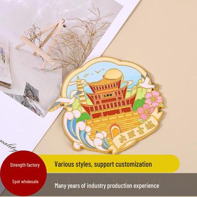 Yunnan Dali Zinc Alloy Refrigerator Magnets - Popular Cultural & Creative Scenic Souvenirs