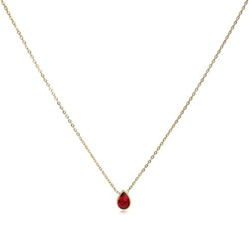 Hand Beaded Natural Stone Colorful Fashion Versatile Clavicle Necklace