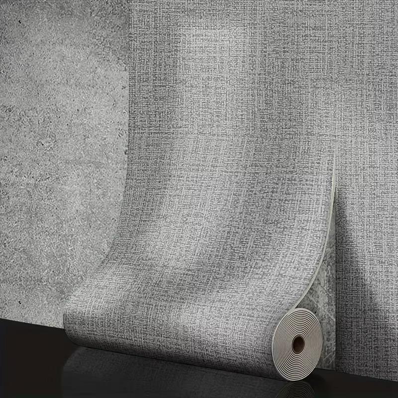Wallpapers Linen 3D Foam Self-adhesive PVC Solid Color Thickened Waterproof Perfect for Bedroom Living Room Wall Paper Home