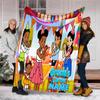 Personalized Custom Name Blanket - Gracies Corner Print Design,Blanket for Sofa,Bed,Travel,Camping - Soft and Warm, Great Gift