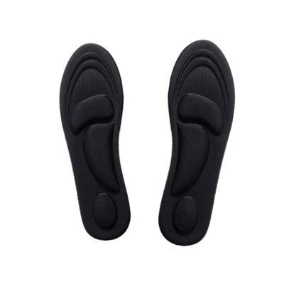 2 adet Tabanlık Yumuşak Erkek Kadın Sünger Ağrı kesici 4D Bellek Köpük Ortopedik Tabanlık Spor Pedleri