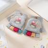 Cartoon Baby Chick Unisex Flip-Top Warm Gloves for Kids - Autumn/Winter