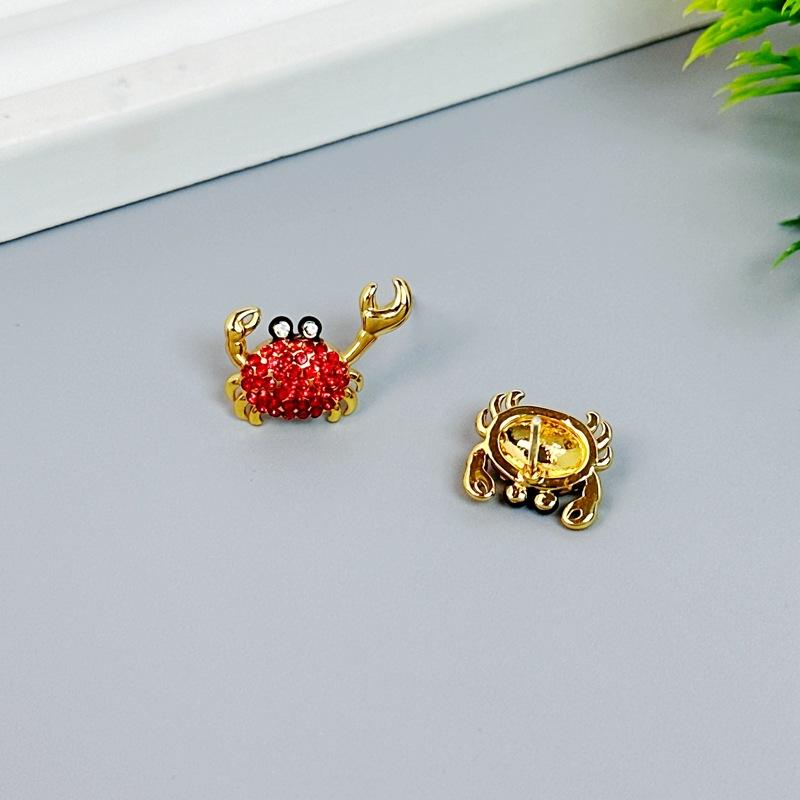 Design Fashion Fine Beautiful Woman Earrings Sea Life Cute Little Crab Stud Earrings