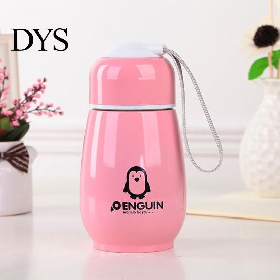 Water Bottle 300ML Vacuum Cup Food Grade Good Thermal Insulation Effect Stainless Steel Penguin for Home