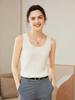 Women's Pure Cashmere Knit U-Neck Camisole Vest - Short, Sleeveless Base Layer for Spring & Autumn.
