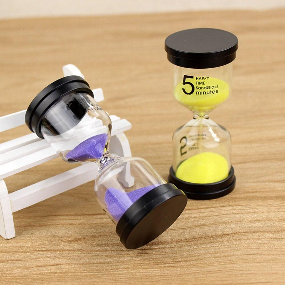 Children's Toys Electroplate Time Reminder Timer Sandglass Time Funnel Desktop Ornament Hourglass