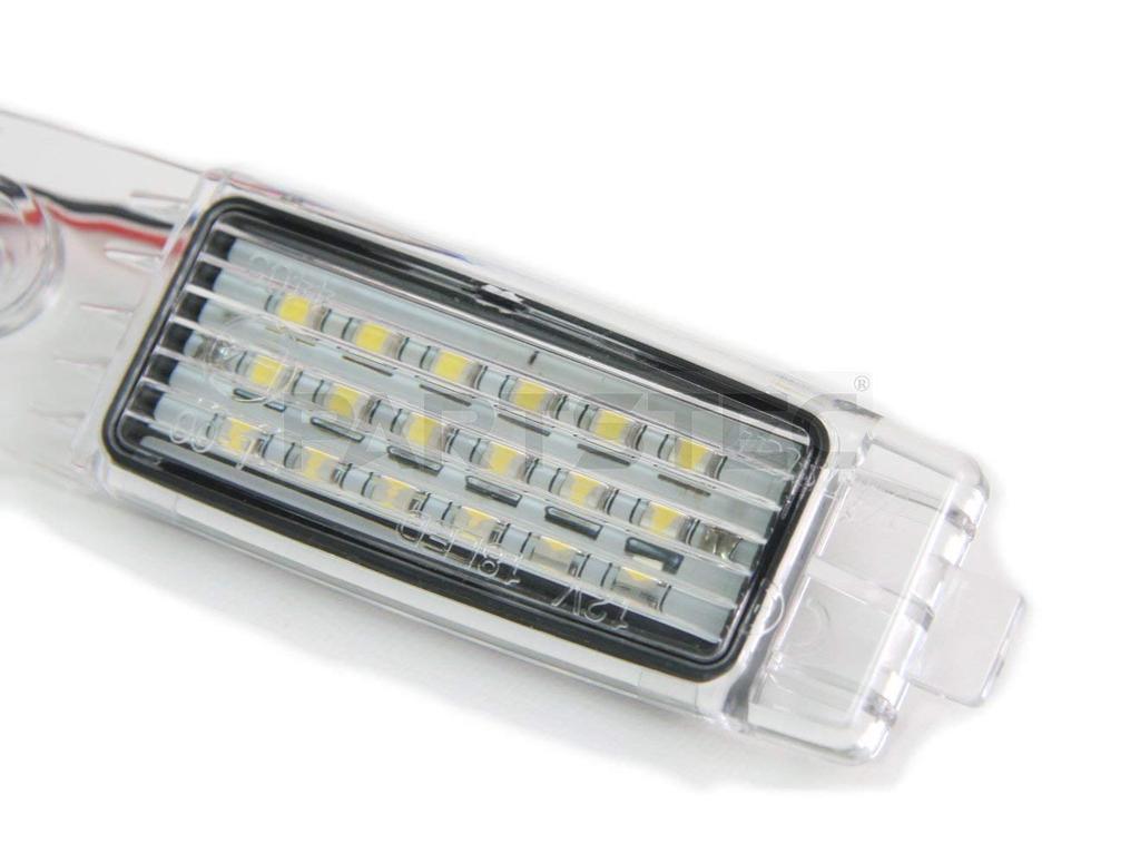 MOTOR POWER Hiace 200 Series Regius Ace 7th Generation Compatible High Brightness LED 6500k Equivalent White License Plate Light License Lamp Unit OEM