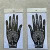 2025 Neues Professionelles Henna Schablone Temporäres Handtattoo Körperkunst Aufkleber Vorlage Hochzeit Werkzeug Blume Tattoo Schablone