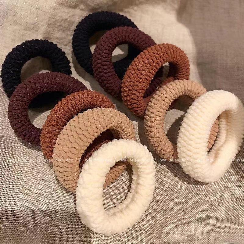 Kräftiges & Dickes Elastisches Gummi-Haargummi - Hoher Pferdeschwanz & Langlebige Schlaufe für Frauen