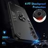 Military Armor Shockproof Case for Samsung Galaxy A56 A36 A26 A16 5G A06 Protective Cover Ring Stand Holder Fundas Coque