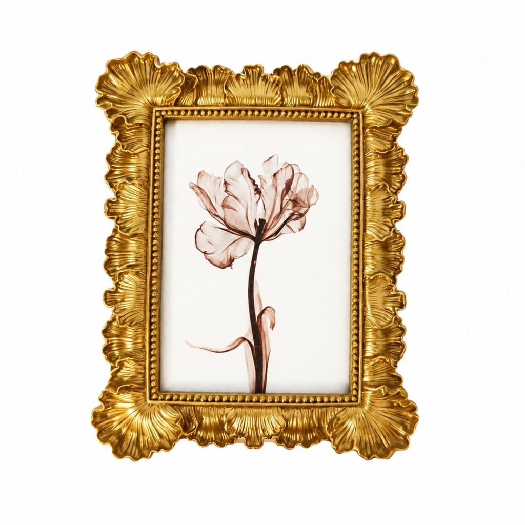 Tabletop Picture Frame Ornate Decor Elegant for Shelf