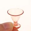 10Pcs 1/12 Dollhouse Simulation Mini High Footed Champagne Glass Ornament Toys Dollhouse Miniature Accessories Decoration Toys
