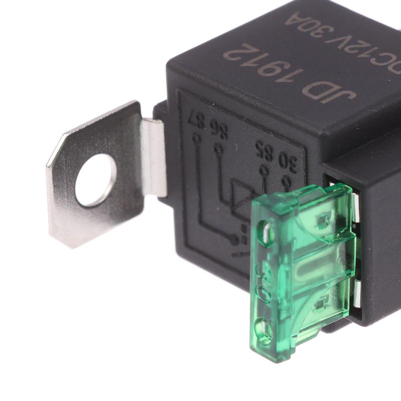 4/5Pin Waterproof 12V 30A Fuse Relay Switch With 14Awg 16 Awg Wire, 12V 4/5 Pin Spst Fuse Relay For Car Truck