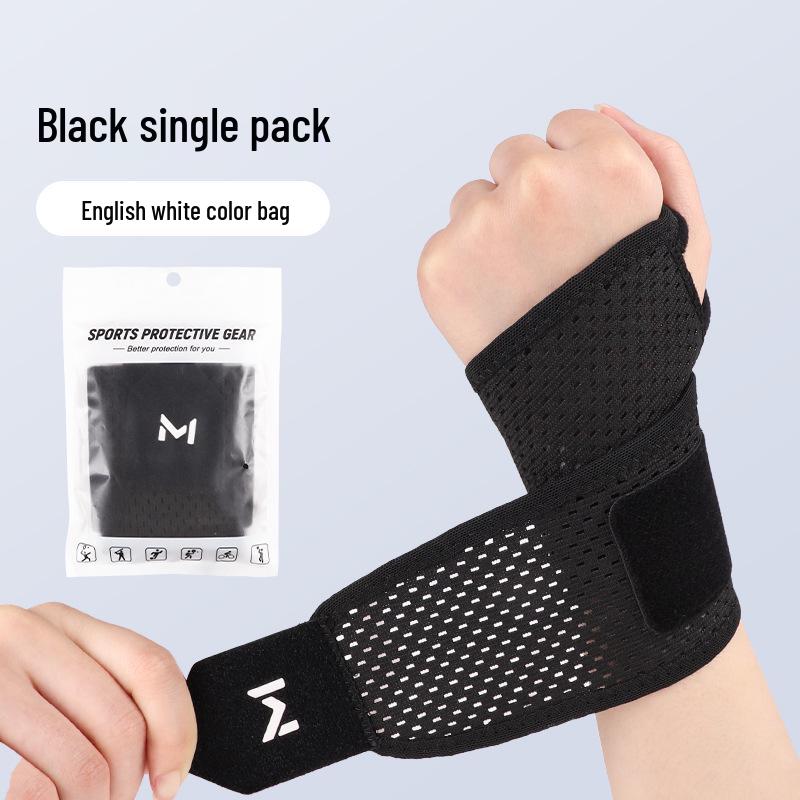 Unisex dünne Handgelenkstütze für Sport, Verstauchungen & Sehnenzerrungen - Schweißabsorbierend für Badminton & Tennis