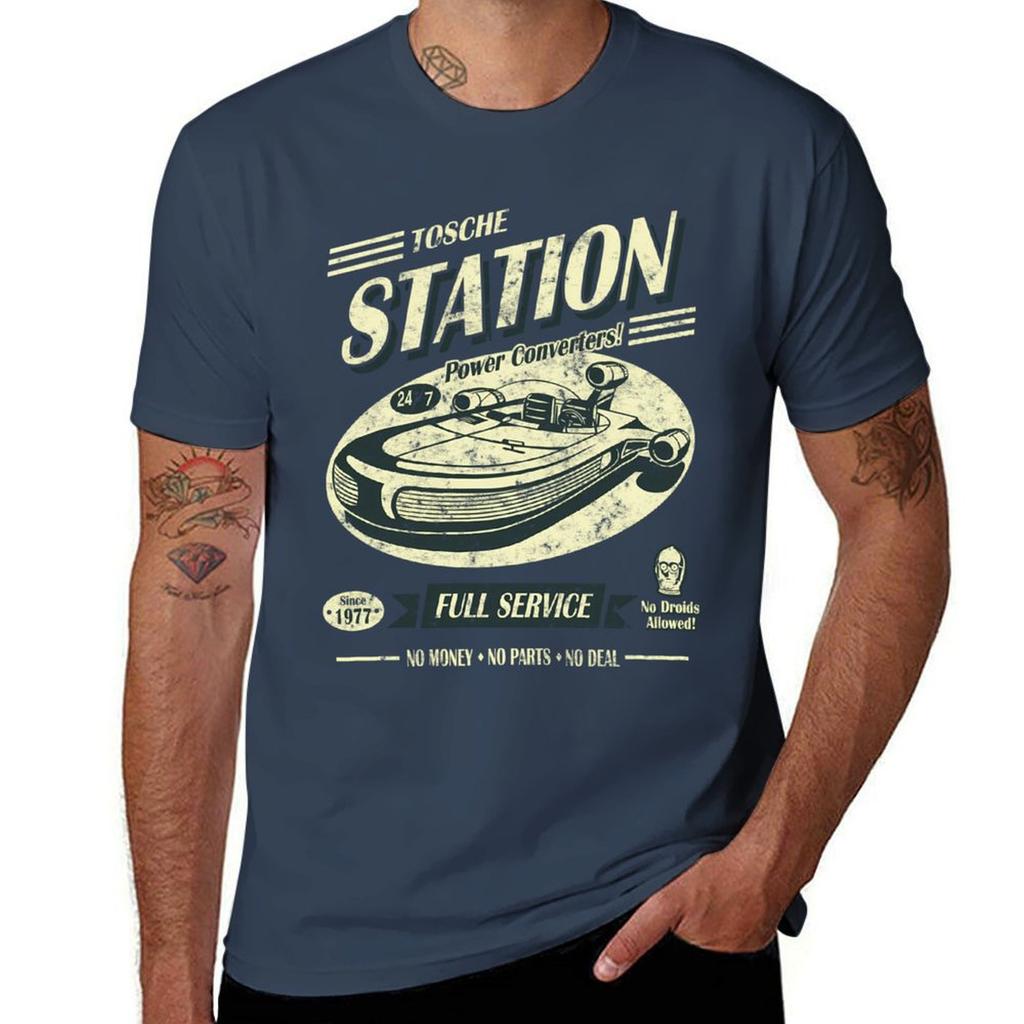 Tosche Station T-Shirt Schweiß Tier Druck für Jungen Grafik-T-Shirt Vintage Herren Trainingsshirts