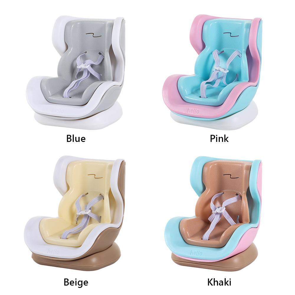 Durable Doll Car Seat Plastic Cartoon Ornaments Car Doll Safety Seat Only Selling Seat Magnetic Base Cartoon Chair Model