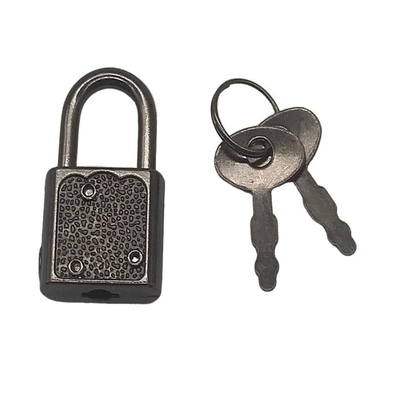 Mini Cadeado de Metal Com Chaves Correspondentes Várias Cores Perfeito Para Caixas de Joias Diários Bagagem E Bolsas Pequenas