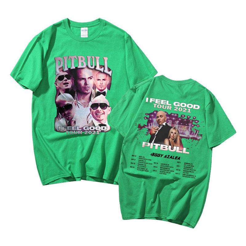 

Mr. Worldwide Hip Hop Rapper Pitbull Print T-shirts Summer Men Women Harajuku Cotton Tshirt Short Sleeve Male EU Size Streetwear 4XL