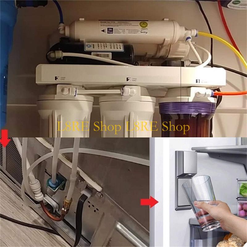 L8RE Filter System Connection Plastic Home Appliance Water Hose for Refrigerators