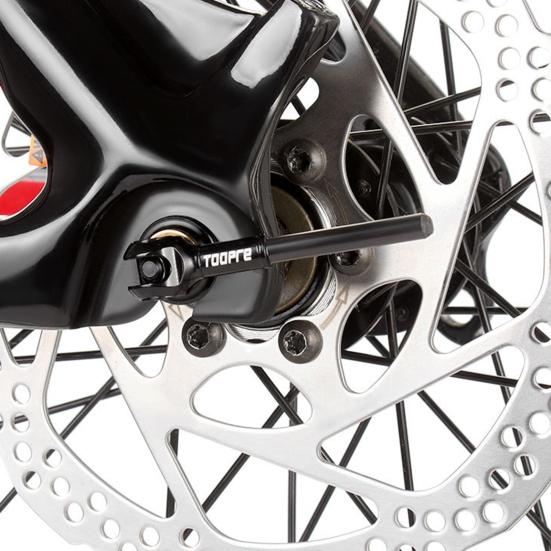 1 Paar Titan Fahrrad-Schnellspanner Rostfrei CNC-Verfahren Hohe Tragfähigkeit Hohe Festigkeit