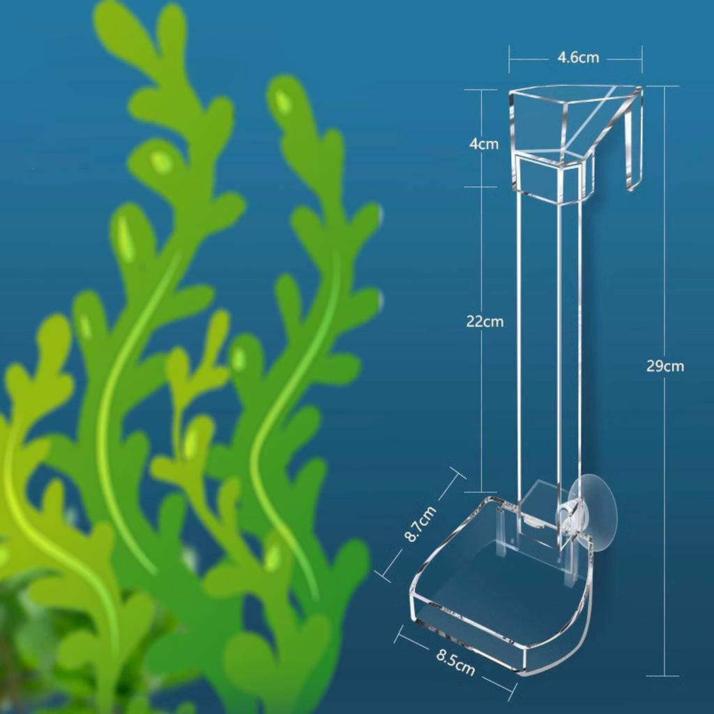 Aquarium Acrylic Feeding Tube Anti-stuck Fish Design Transparent Fish Feeder Suitable For a Variety of Fish Tanks