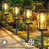 Solar Pathway Lights Outdoor Solar Powered Garden Lights for Walkway Yard Backyard Lawn Patio Landscape Lighting Decoration