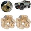 2pcs Brass Heavy Weight Outer Portal Drive Housing Fit for Axial Capra AXI232006 RC Car
