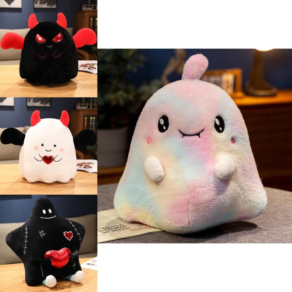 Plush Ghost Pillow Halloween Decor Soft Toy For Kids And Party Gift