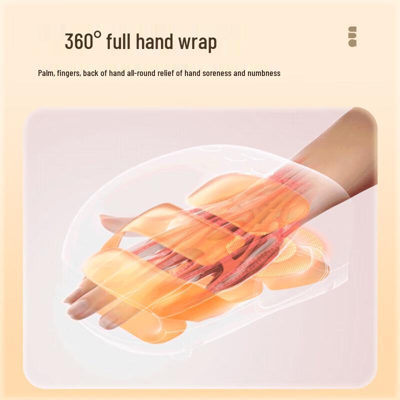 Xi Lai Kang H9028C Little White Whale Electric Hand Massager with Heat