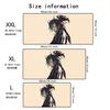 Japan Samurai Mouse Pad Laptop Vagabond Manga Keyboard Pad XXL Anime Mousepad PC Gaming Accessories Desk Mat Game Cabinet Car