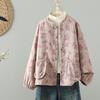 Retro Frog Button Cotton-Linen Jacket: Loose, Versatile Stand Collar for Autumn/Winter