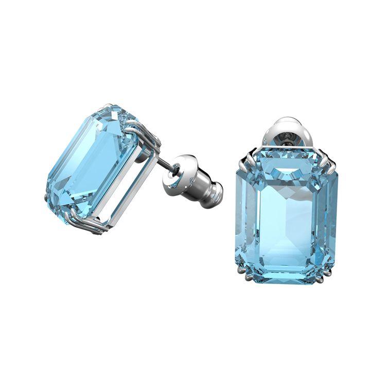 Swarovski Millenia Octagonal Cut Exquisite Imitation Crystal Earrings Women earrings 5614935 Box (Random Color)