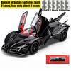 1/18 Apollo Project EVO Supercar Diecast Alloy Metal Model Toy Car Sound & Light High Simulation Home Decorations Birthday Gifts