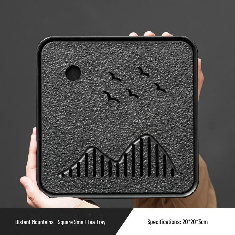 Bamboo Gongfu Tea Tray with Drainage