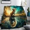 Coperta con Stampa HD 150x100cm per Pisolini in Ufficio