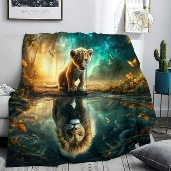 Coperta con Stampa HD 150x100cm per Pisolini in Ufficio