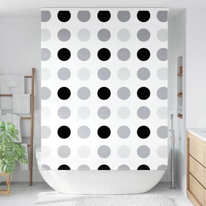 VidaXL Store enrouleur de douche avec cassette largeur du tissu 156 cm, store de douche, store enrouleur de rideau de 4014963