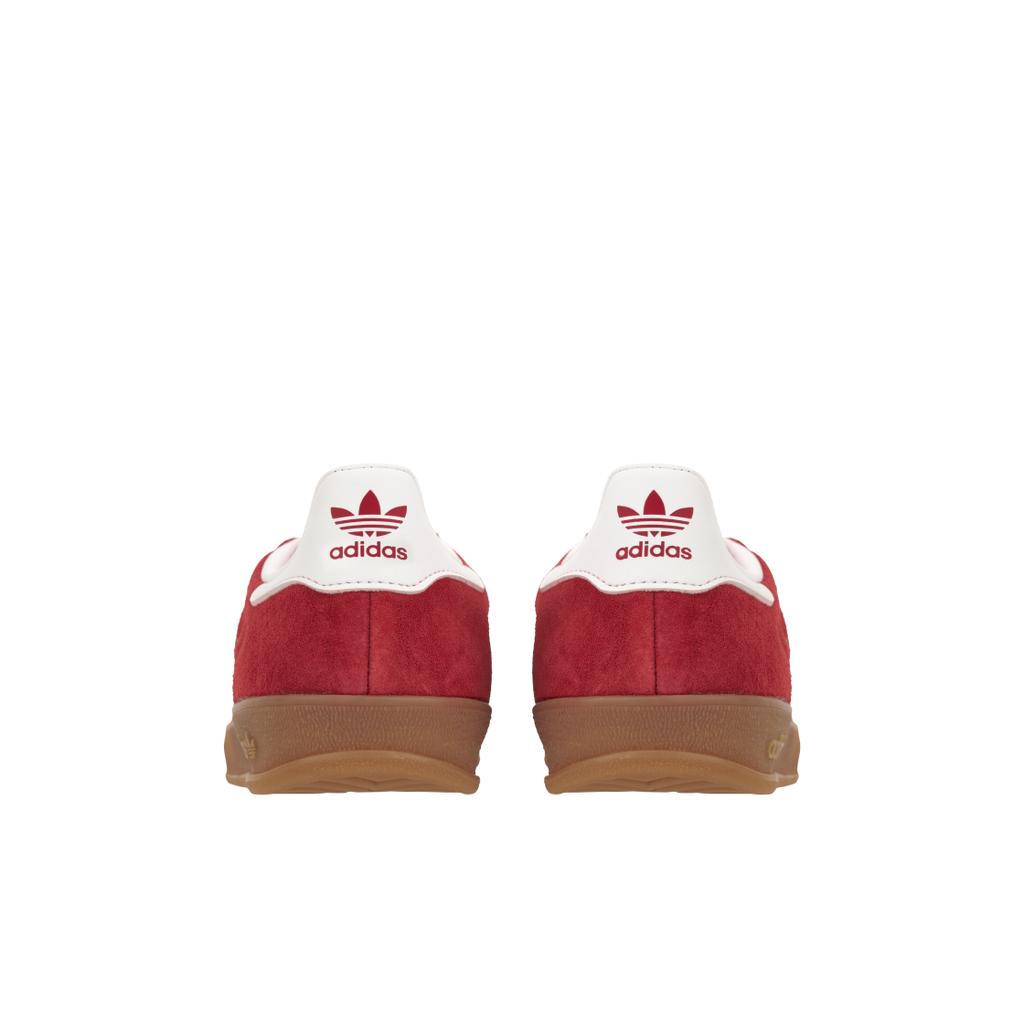adidas Gazelle Indoor Better Scarlet Gum Herren Sneaker Rot Wolkenweiß JI2063