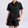 Women's Casual Fashion Short-Sleeve Set With Pockets