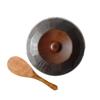 Osaka Choseido Ohitsu Wooden Hollow Meshibitsu with Rice For 1 Approximately 1 Cup Spatula, Person,