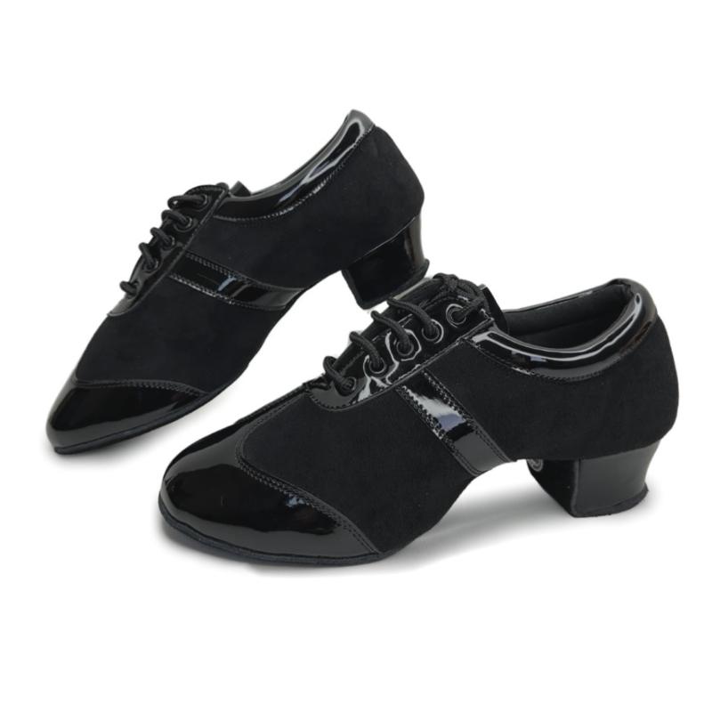 New Adult Women Soft Sole Professional Indoor Latin Dance Teacher Shoes Low Heel Comfortable Dance Shoes