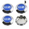 1 Juego/4 Piezas Diámetro Exterior 76MM / Diámetro Interior 72MM Tapa Para Llantas Tapacubos Centrales con Logo OZ Tapa de Rueda de Coche Deportivo Tapacubos