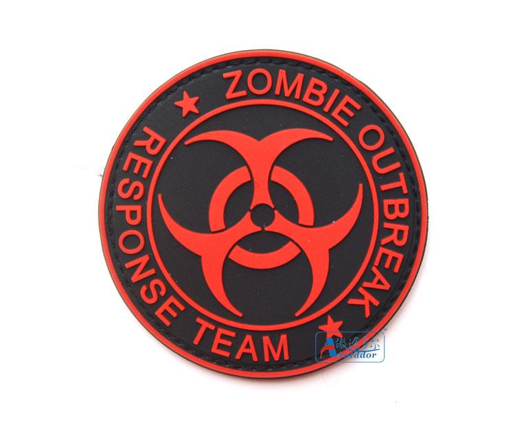 Resident Evil Series Skull Badge PVC Patch Armband